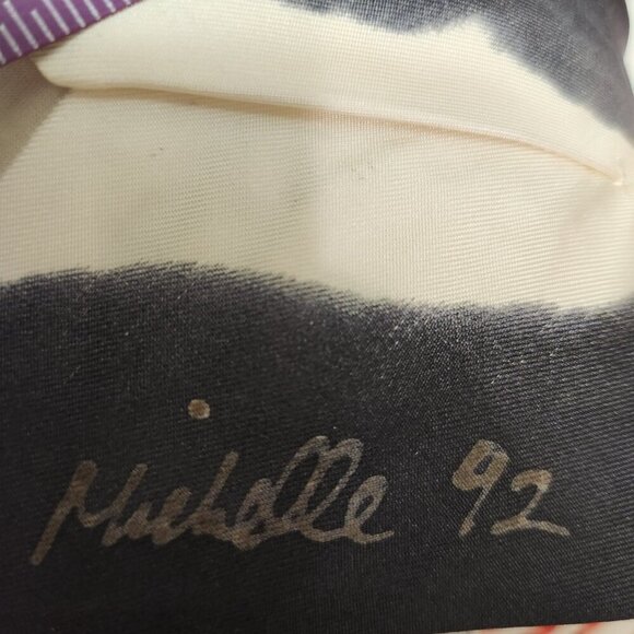 Vintage Silk Tie Art To Wear 90's Design Retro Bold Abstract Unique Hand Painted - Picture 6 of 6